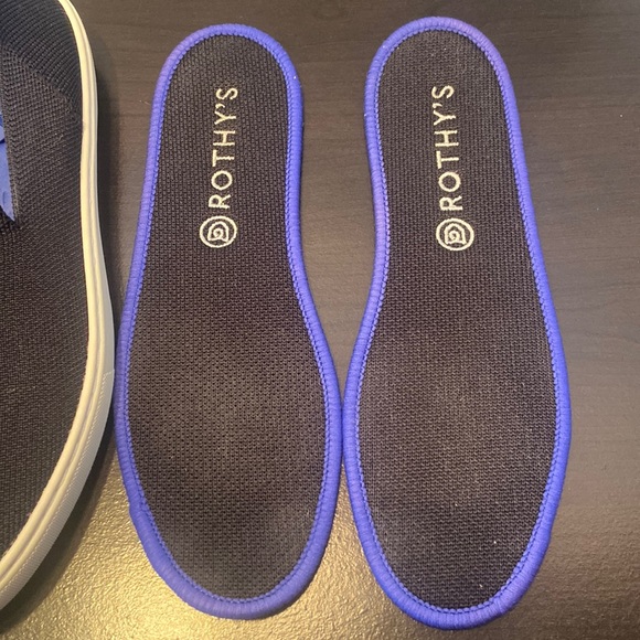 Rothy’s The Sneakers Black Knit Size 7 - Picture 8 of 15